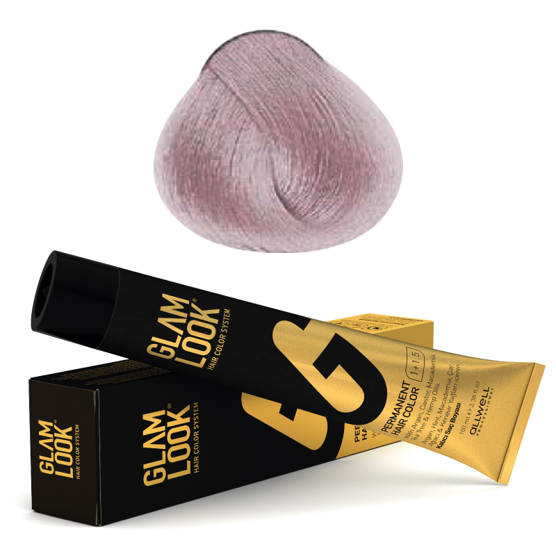 GLAMLOOK Kalıcı Saç Boyası 100 ML Açık Kumral Metalik Viyole  8.MV