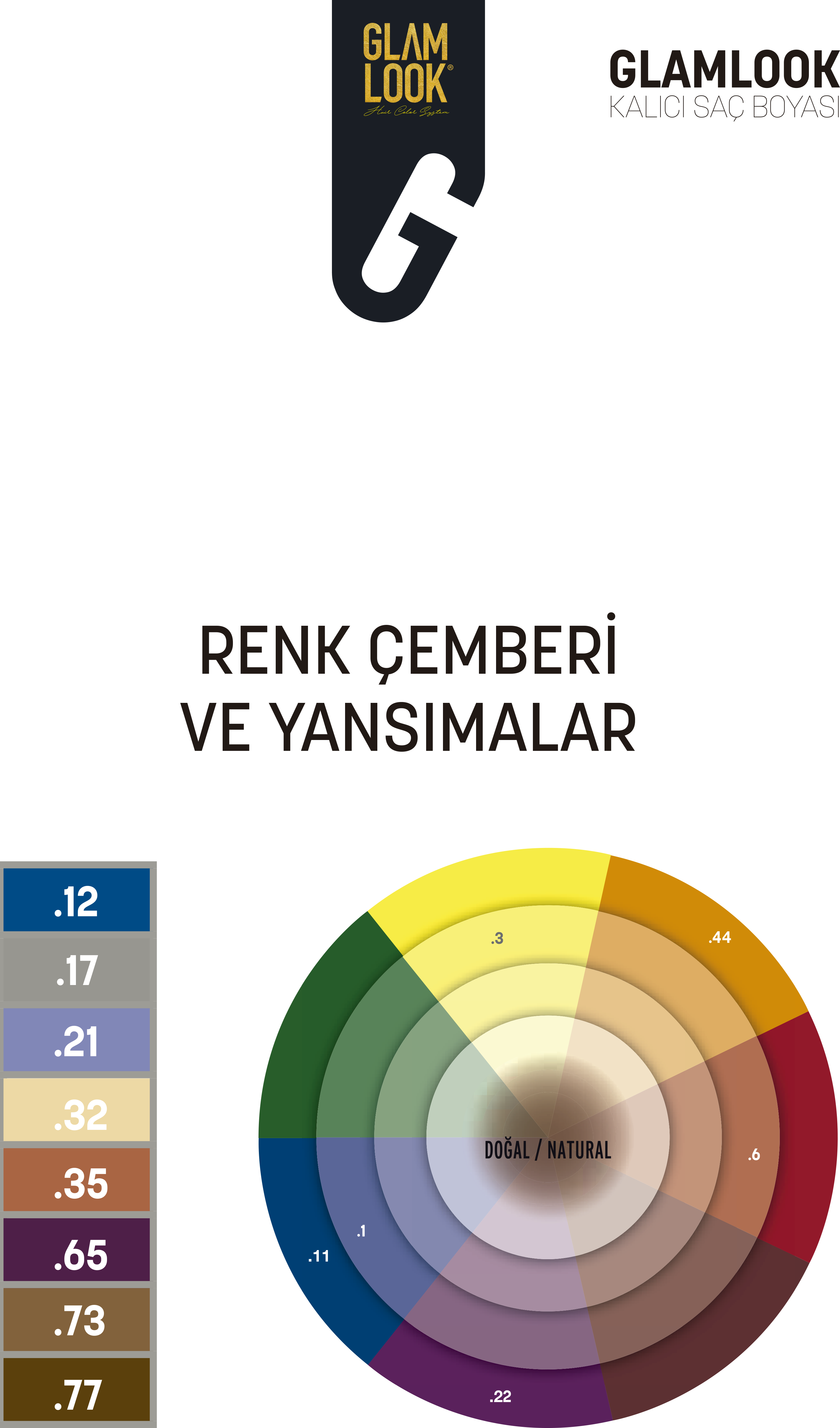 GLAMLOOK Kalıcı Saç Boyası 100 ML  Platin Sarı Küllü İrize 12.12