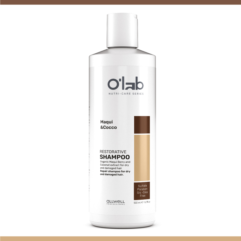 Kuru ve Yıpranmış Saçlar İçin, Organik Maqui Berry ve Hindistan Cevizi Özlü Onarıcı Şampuan