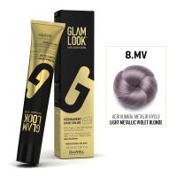 GLAMLOOK Kalıcı Saç Boyası 100 ML Açık Kumral Metalik Viyole  8.MV
