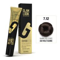 GLAMLOOK Kalıcı Saç Boyası 100 ML Kumral İrize Küllü  7.12
